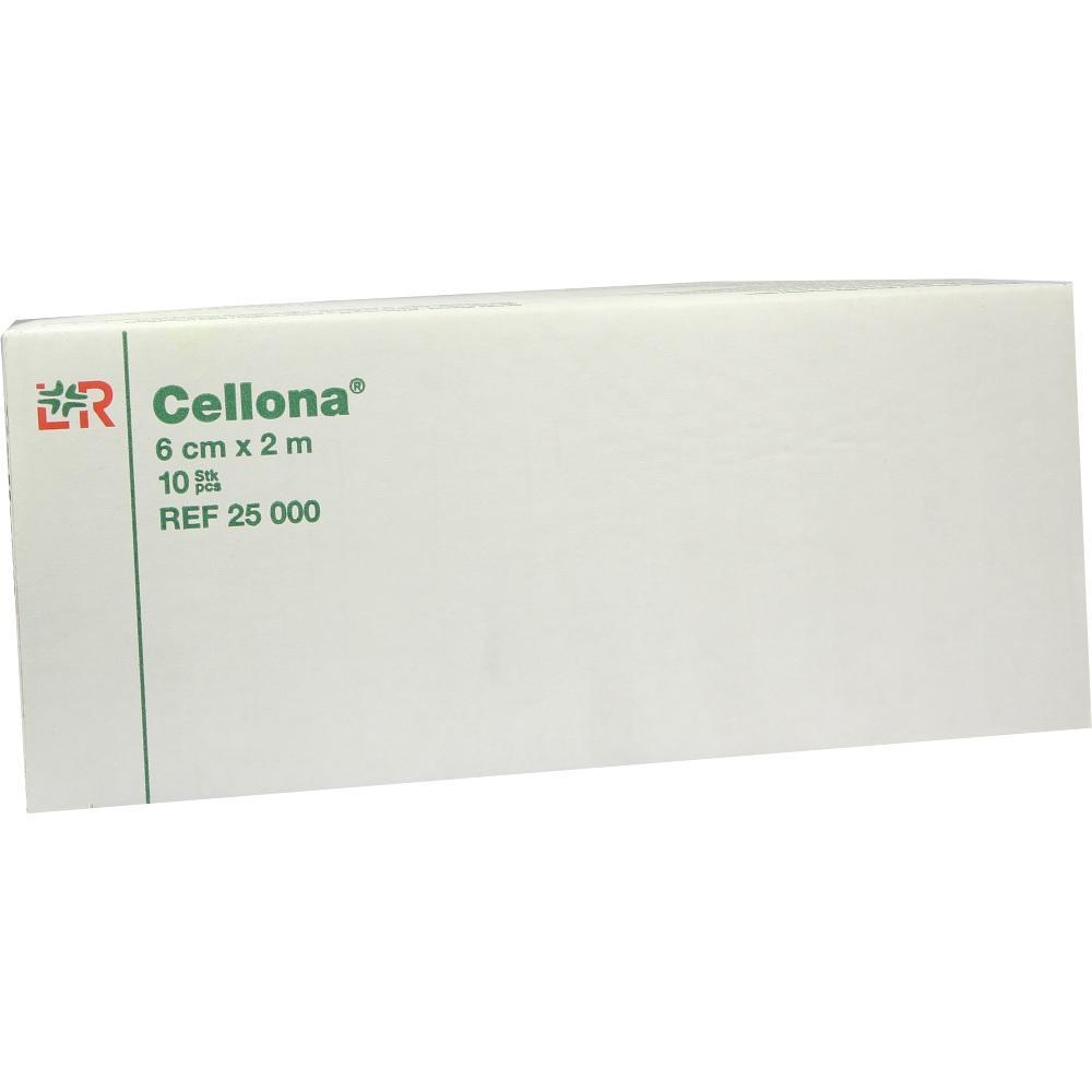 Weiße Schachtel mit der Beschriftung "Cellona" und einer Größenangabe.